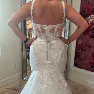 Essense of Australia Ivory Fit and Flare Wedding Dress